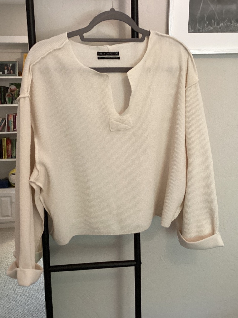 Urban Outfitters Cream Colored Sweater in Size S